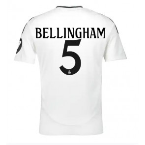 Real Madrid Jude Bellingham #5 Replika Hjemmebanetrøje 2024-25 Kortærmet